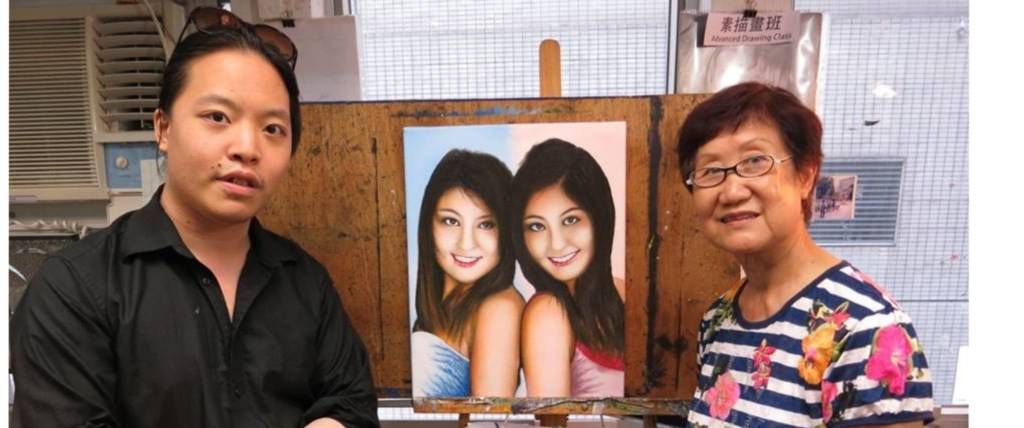 Michael Andrew Law and his Student Chu SuetMui