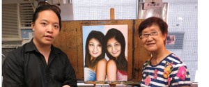 Michael Andrew Law and his Student Chu SuetMui