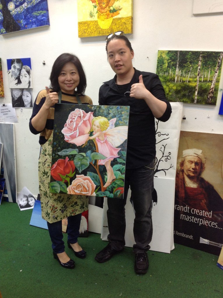 Michael Andrew Law and his Student Winnie