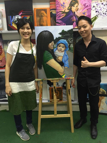 Michael Andrew Law and his student Shaoyi