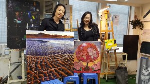 Michael Andrew Law and his student Charity