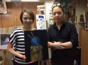 Michael Andrew Law and his student Wendy