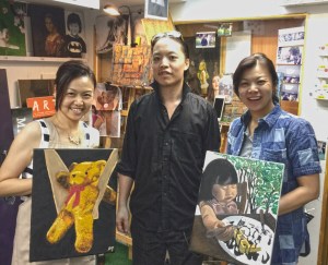 Michael Andrew Law and Amy and Joanne