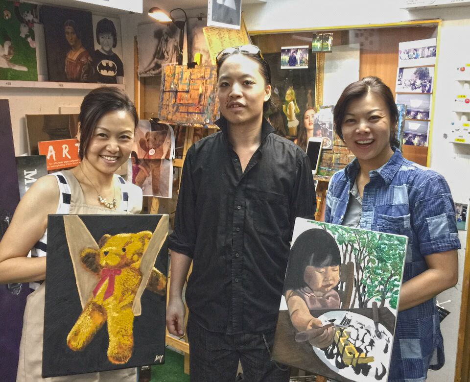 Michael Andrew Law and Amy and Joanne