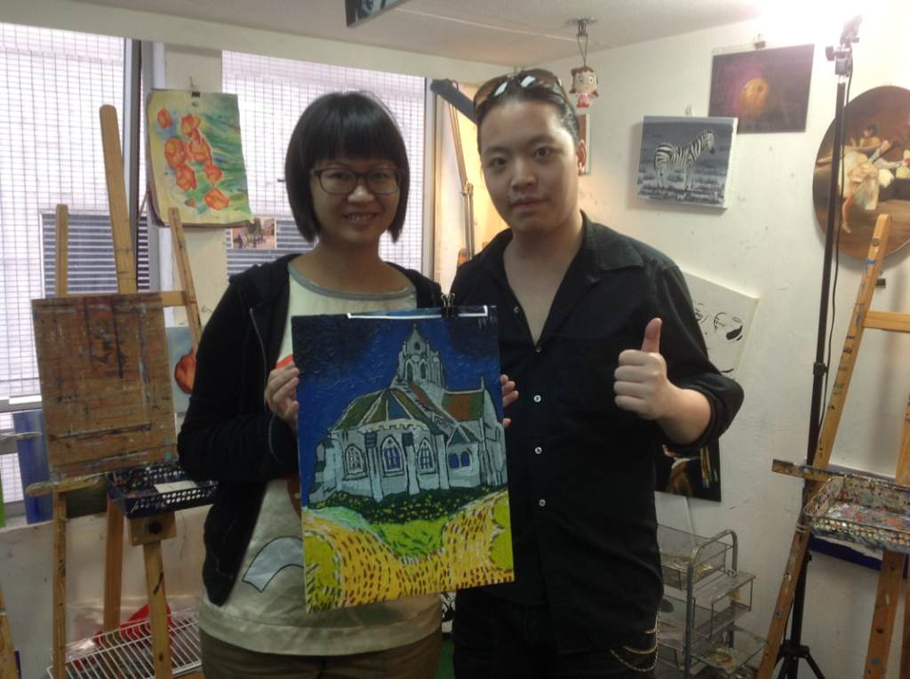 【零經驗打工仔變梵高高手】Wang喺羅卓睿老師度偷師大成功 - 新手重現《奧維爾教堂》一take過！⛪️✨